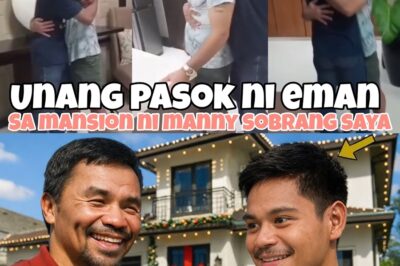 Yakap ng Pagkilala: Ang Emosyonal na Unang Pagpasok ni Eman Bacosa Pacquiao sa Mansyon ni Manny at ang Simula ng Kanilang Bagong Yugto Bilang Mag-ama bb